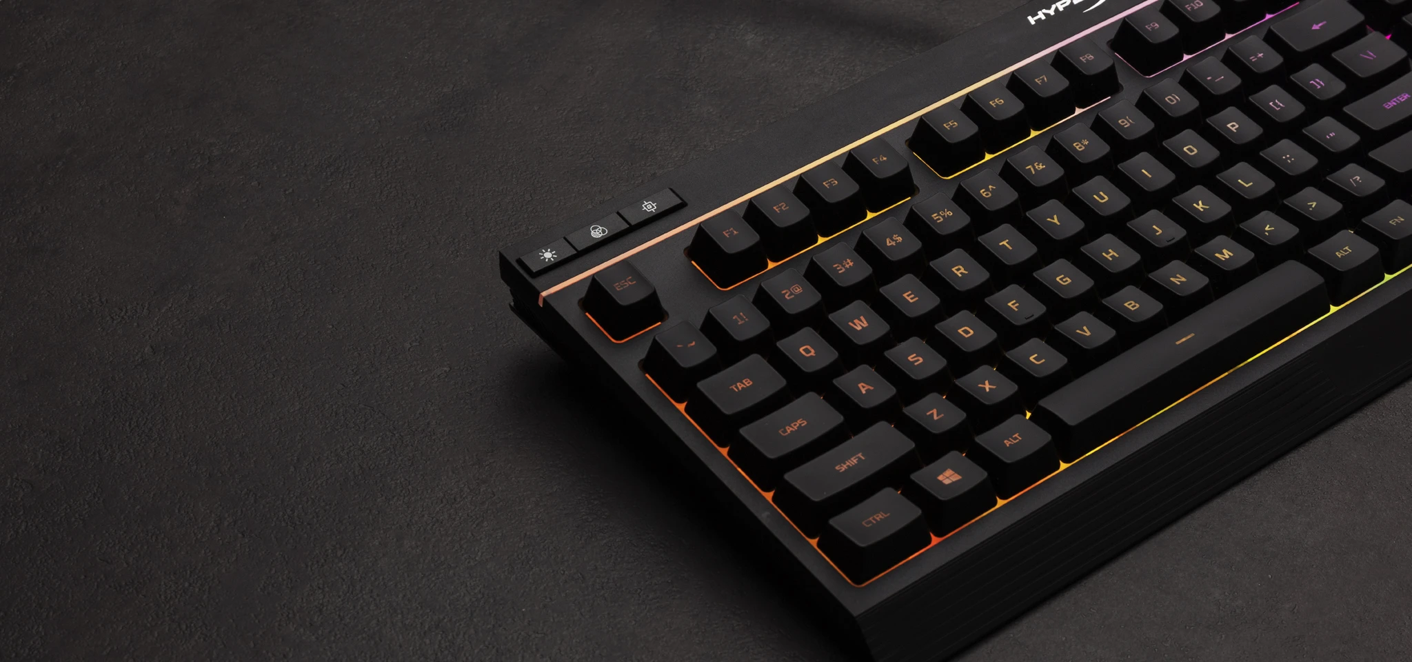 HyperX Alloy Core RGB Membraninė žaidimų klaviatūra, US išdėstymas, su pašvietimu aprašymas - Prekės nuotrauka