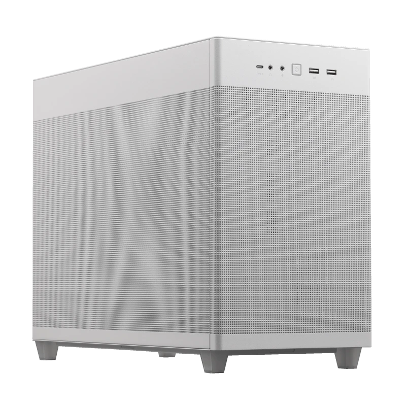 Kompiuterio korpusas ASUS Prime AP201 MicroATX Case/Baltos spalvos aprašymas - Prekės nuotrauka