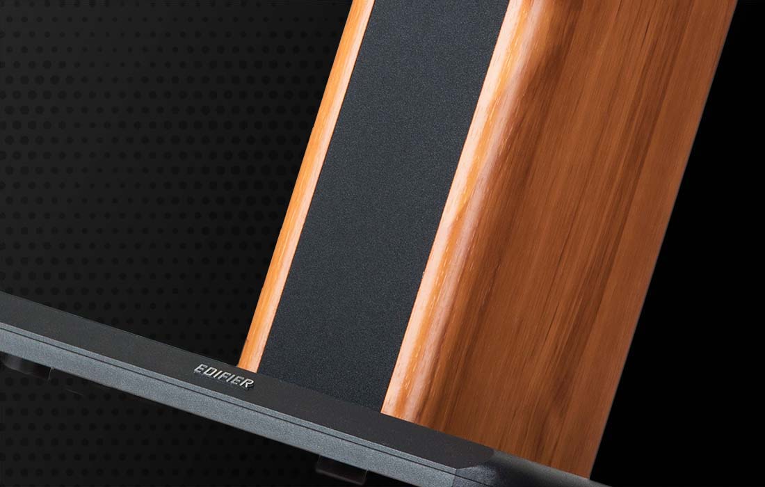 Kolonėlių stovai Edifier SS02  skirti S1000DB / S1000MKII, Rudos/Juodos spalvos aprašymas - Prekės nuotrauka