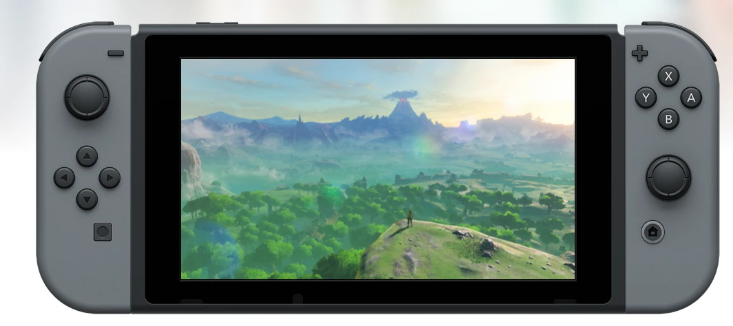 Nintendo Switch (Raudona / Mėlyna) aprašymas - Prekės nuotrauka