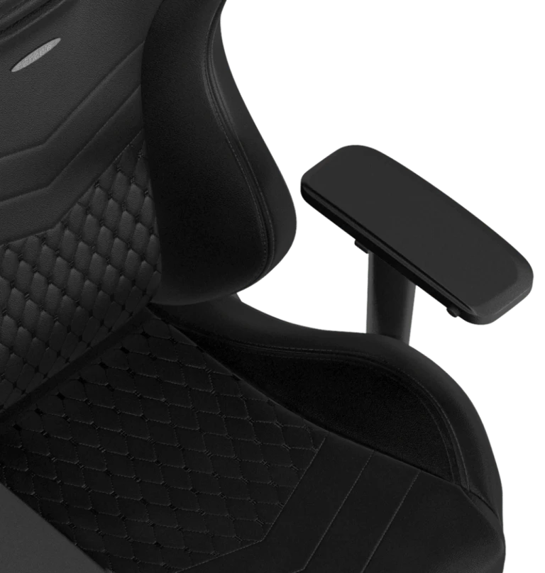 Žaidimų kėdė Noblechairs EPIC Real Leather Gaming Chair, Juoda-balta-raudona aprašymas - Prekės nuotrauka