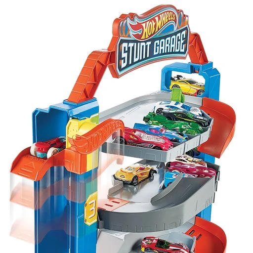 Mattel Hot Wheels garažas su triukais aprašymas - Prekės nuotrauka
