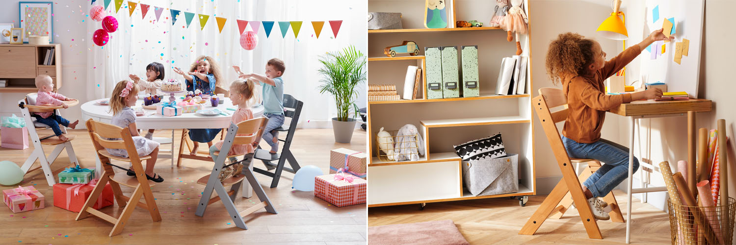 KINDERKRAFT maitinimo kėdutė ENOCK, juodas, KHENOC00BLK0000 aprašymas - Prekės nuotrauka