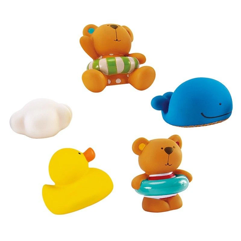HAPE Vonios žaislų rinkinys Tedis ir draugai, E0201 aprašymas - Prekės nuotrauka