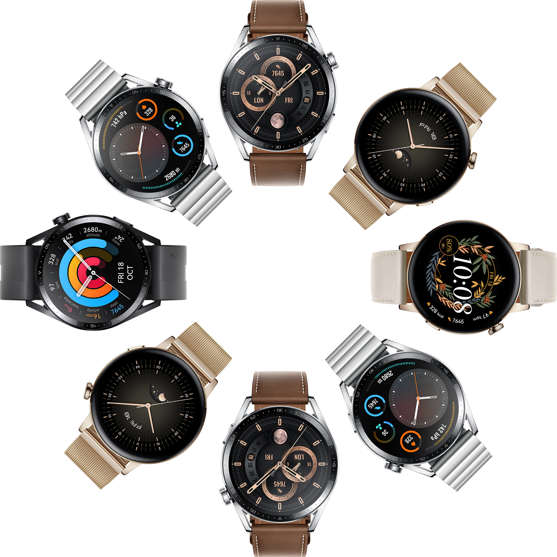Išmanusis laikrodis Huawei Watch GT 3 Active Edition (46 mm), Juodos spalvos aprašymas - Prekės nuotrauka