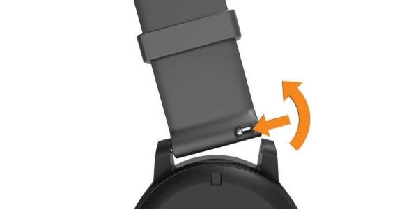 Išmaniojo laikrodžio Garmin dirželis, Juodos spalvos, 22mm aprašymas - Prekės nuotrauka