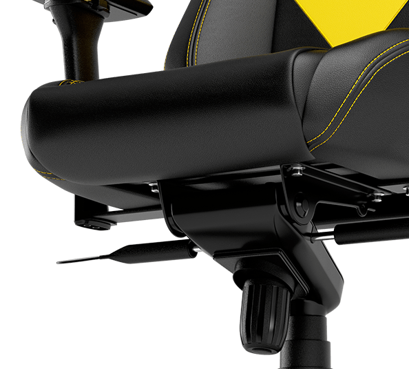 Žaidimų kėdė Noblechairs EPIC Borussia Dortmund Edition PU-Leather Gaming Chair aprašymas - Prekės nuotrauka