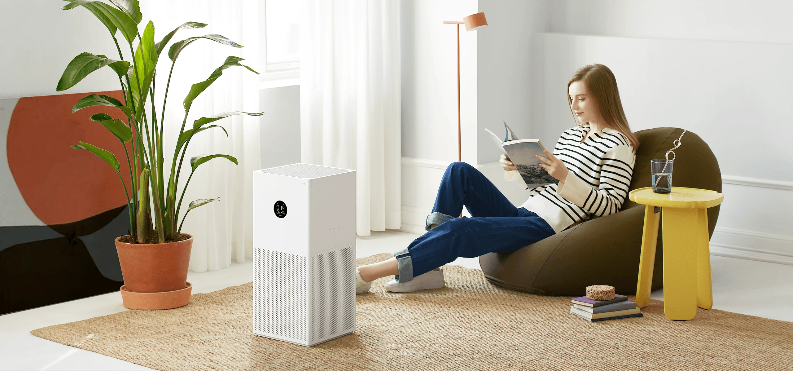 Oro valytuvas Xiaomi Smart Air Purifier 4 Lite EU 33 W, Tinka patalpoms iki 25-43 m², Baltas aprašymas - Prekės nuotrauka