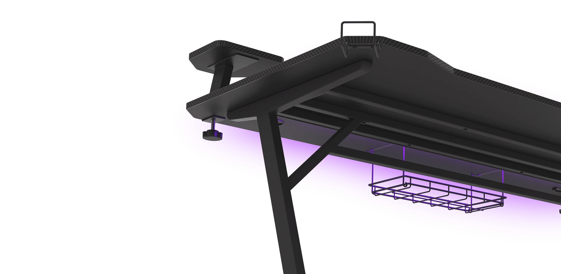 Žaidimų stalas Genesis Holm 510 RGB Gaming Desk, su pašvietimu aprašymas - Prekės nuotrauka