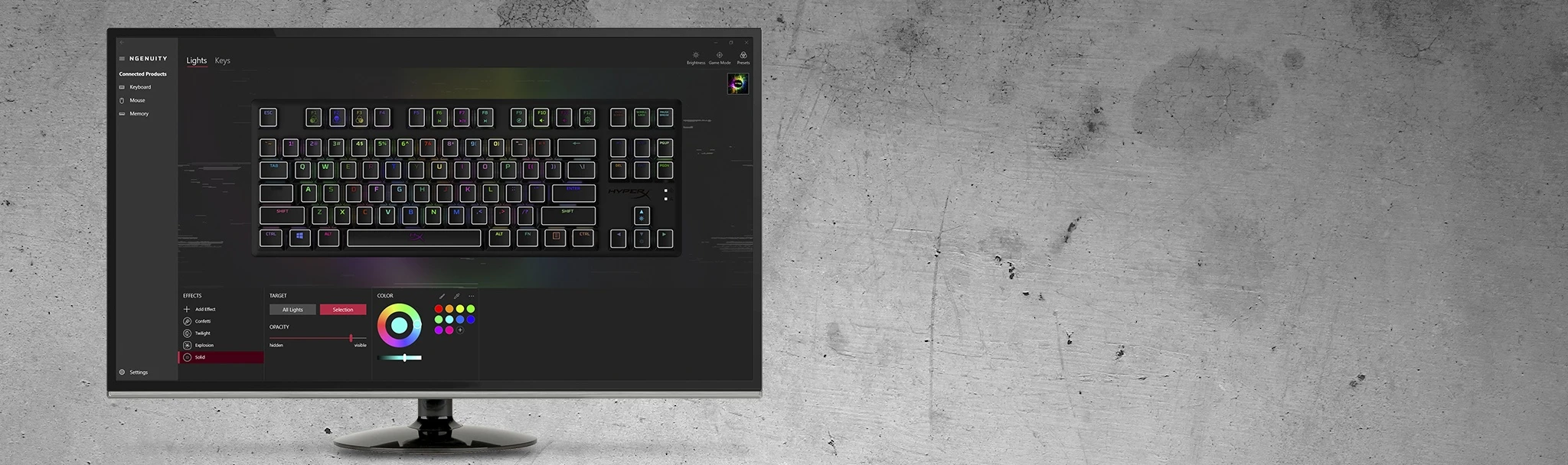 HyperX Alloy Origins Core Tenkeyless Mechaninė žaidimų klaviatūra, US išdėstymas, HyperX Blue Switch aprašymas - Prekės nuotrauka