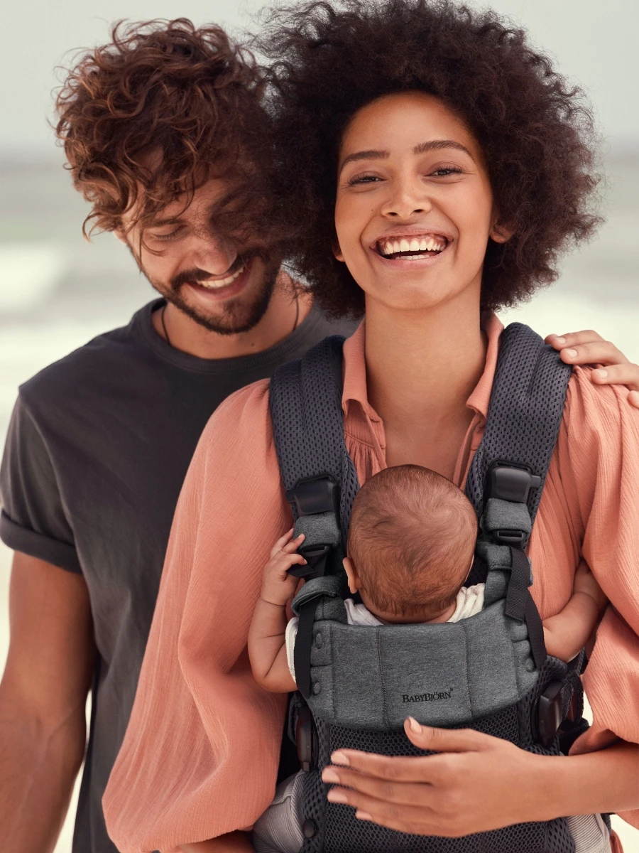 BabyBjorn BBJORN - nešikliai Harmony 3D Mesh, antracitas aprašymas - Prekės nuotrauka