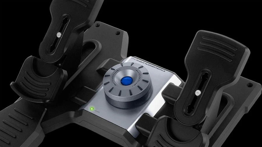 Logitech Pro Flight Rudder Pedals Skraidymo simuliatorius aprašymas - Prekės nuotrauka