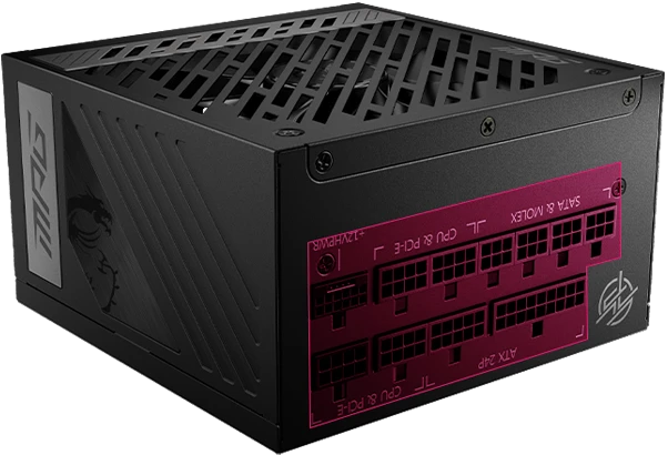 Maitinimo blokas MSI MPG A1000G PCIe5 aprašymas - Prekės nuotrauka