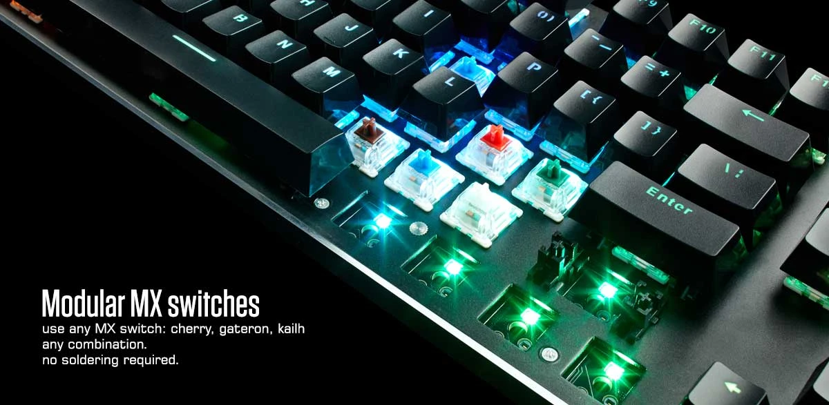 Glorious Klaviatūra Compact GMMK-COMPACT-BRN, ANSI US išdėstymas, Gateron Brown Switch aprašymas - Prekės nuotrauka