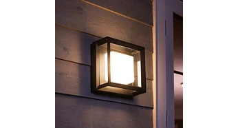 Philips Hue Econic Sieninis lauko šviestuvas (Baltas ir spalvotas) aprašymas - Prekės nuotrauka