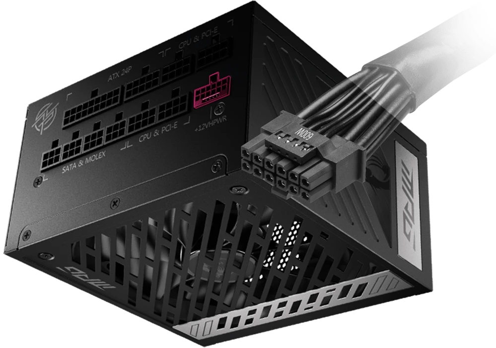 Maitinimo blokas MSI MPG A1000G PCIe5 aprašymas - Prekės nuotrauka