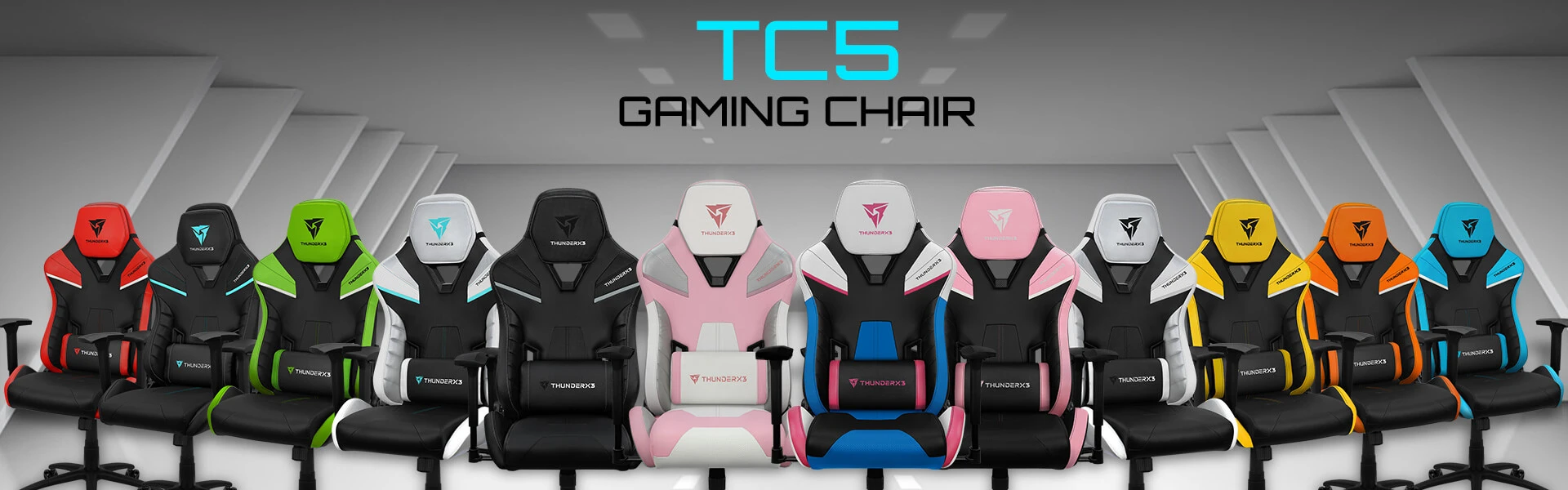 Žaidimų kėdė ThunderX3 TC5 Gaming Chair, Juod aprašymas - Prekės nuotrauka