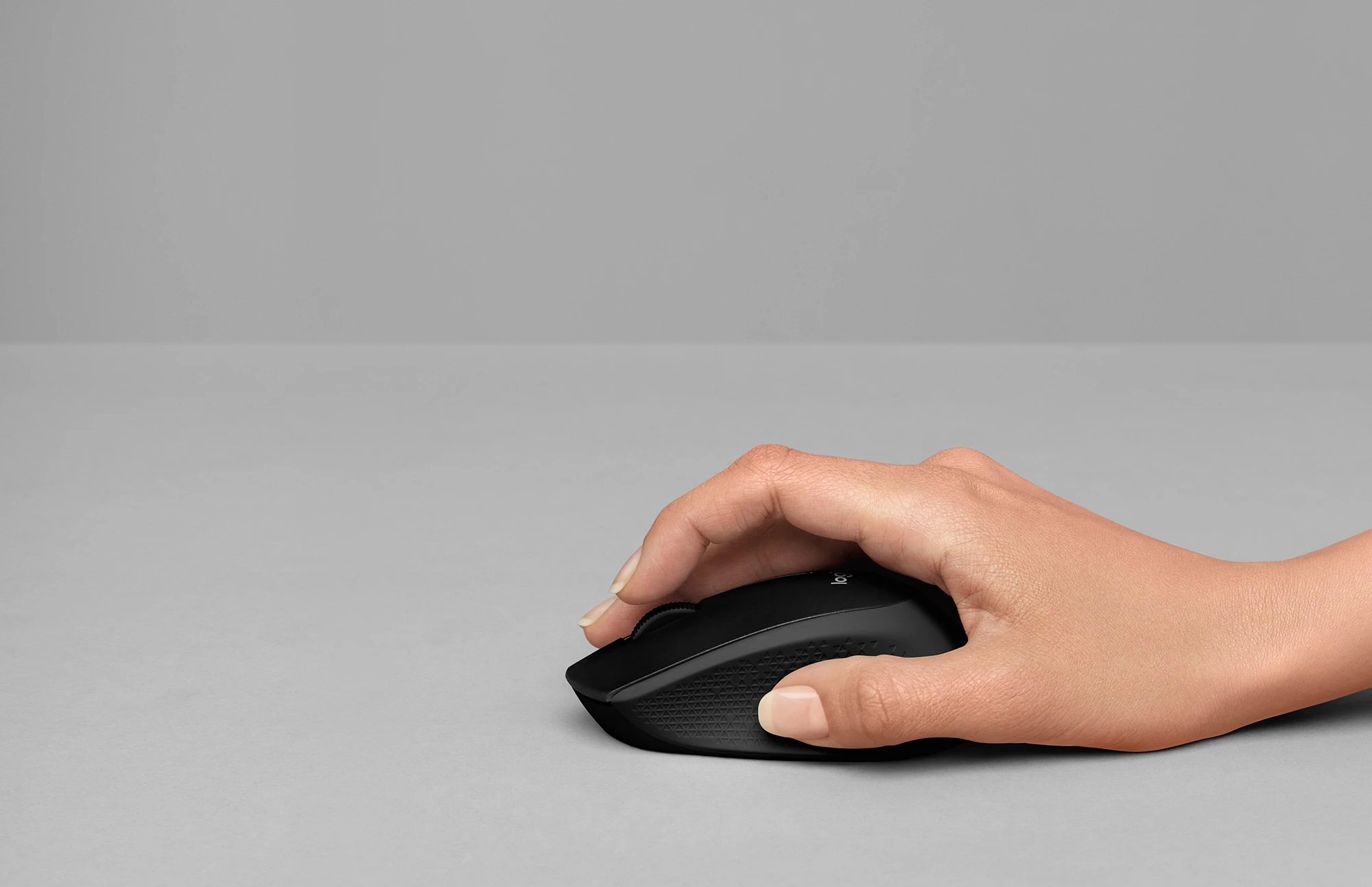 Belaidė pelė Logitech M330 Silent Plus, Mėlyna aprašymas - Prekės nuotrauka