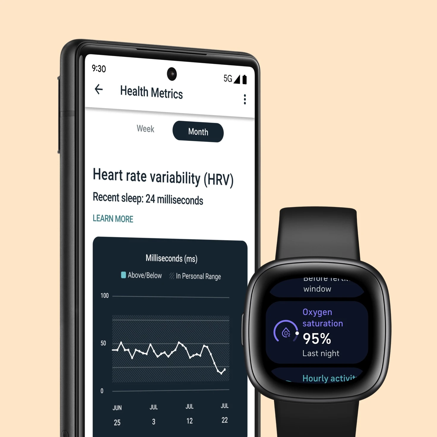 Išmanusis laikrodis Fitbit Versa 4, Platinos spalvos korpusas su melsvos spalvos silikoniniu dirželiu aprašymas - Prekės nuotrauka
