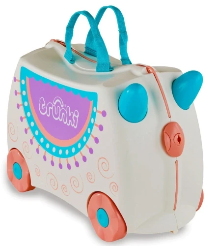 Trunki kelioninis lagaminas su ratukais vaikams | Lama Lola aprašymas - Prekės nuotrauka