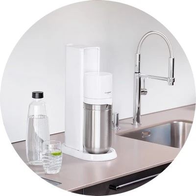 Gazuotų gėrimų gaminimo aparatas SodaStream DUO, baltas aprašymas - Prekės nuotrauka