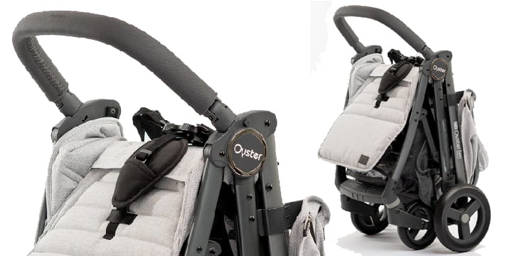 Baby Style Oyster Zero Gravity - judrus vaikiškas vežimėlis | Pilkos spalvos aprašymas - Prekės nuotrauka