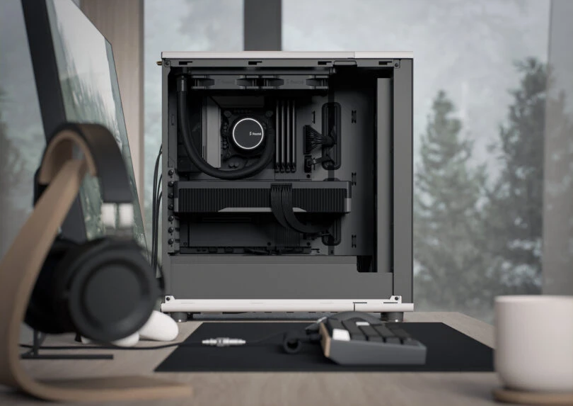 Fractal Design North (Chalk White TGC) kompiuterio korpusas aprašymas - Prekės nuotrauka