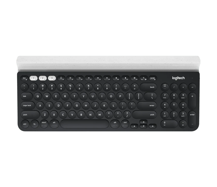 Logitech K780 Multi-Device Bluetooth Klaviatūra, US išdėstymas aprašymas - Prekės nuotrauka