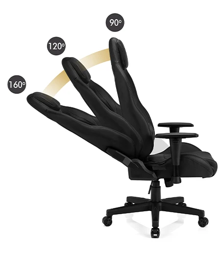 Žaidimų kėdė Sense7 Vanguard Gaming Chair, Juoda aprašymas - Prekės nuotrauka