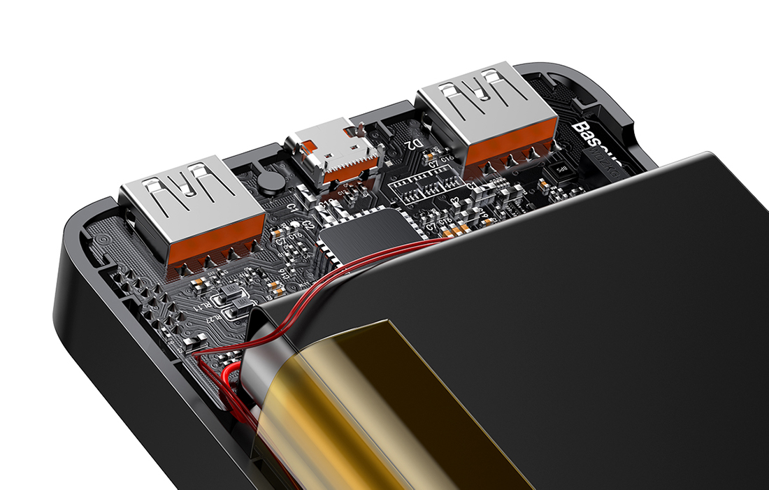 Baseus Bipow Fast Charge Power Bank PD+QC 30000mAh 20W baltas (Baltas) aprašymas - Prekės nuotrauka
