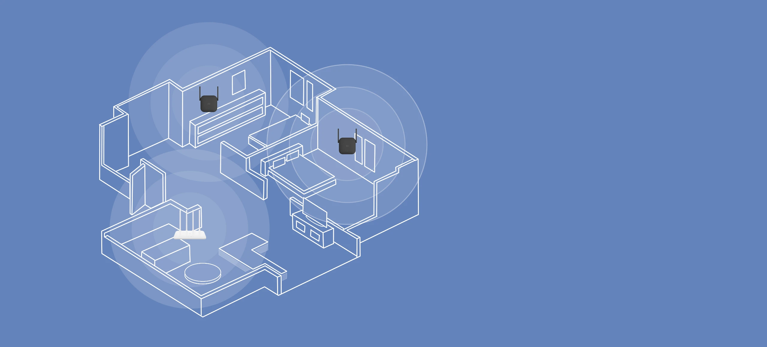 Signalo stiprintuvas Xiaomi Mi Wi-Fi Range Extender Pro aprašymas - Prekės nuotrauka
