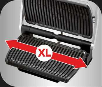 Elektrinis grilis Tefal GC722D34 OptiGrill+ XL aprašymas - Prekės nuotrauka