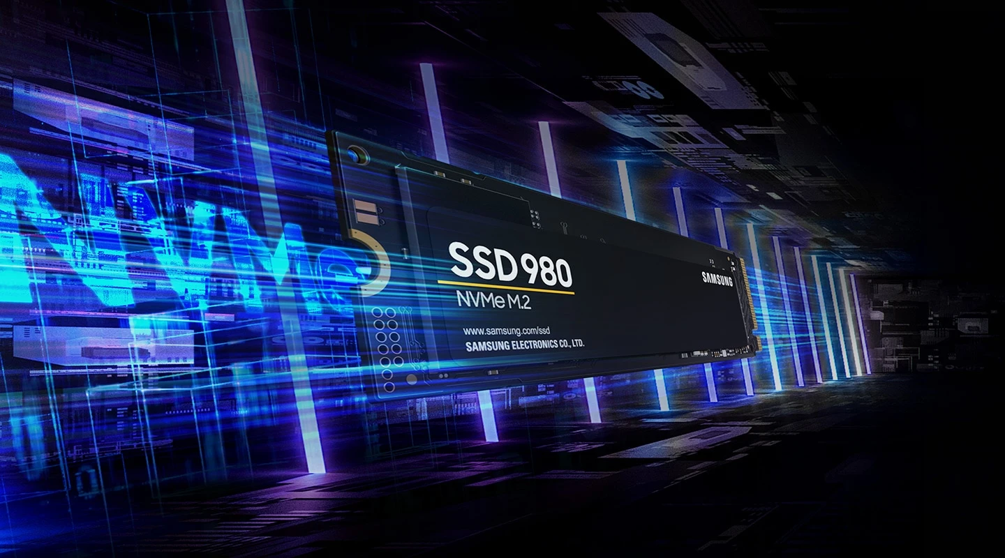 Kietasis diskas Samsung V-NAND SSD 980 500 GB, SSD form factor M.2 2280, SSD sąsaja M.2 NVME, Rašymo greitis 3000 MB/s, Skaitymo greitis 3500 MB/s aprašymas - Prekės nuotrauka