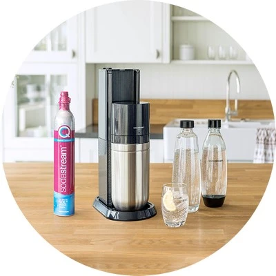 Gazuotų gėrimų gaminimo aparatas SodaStream DUO + 3 buteliukai aprašymas - Prekės nuotrauka