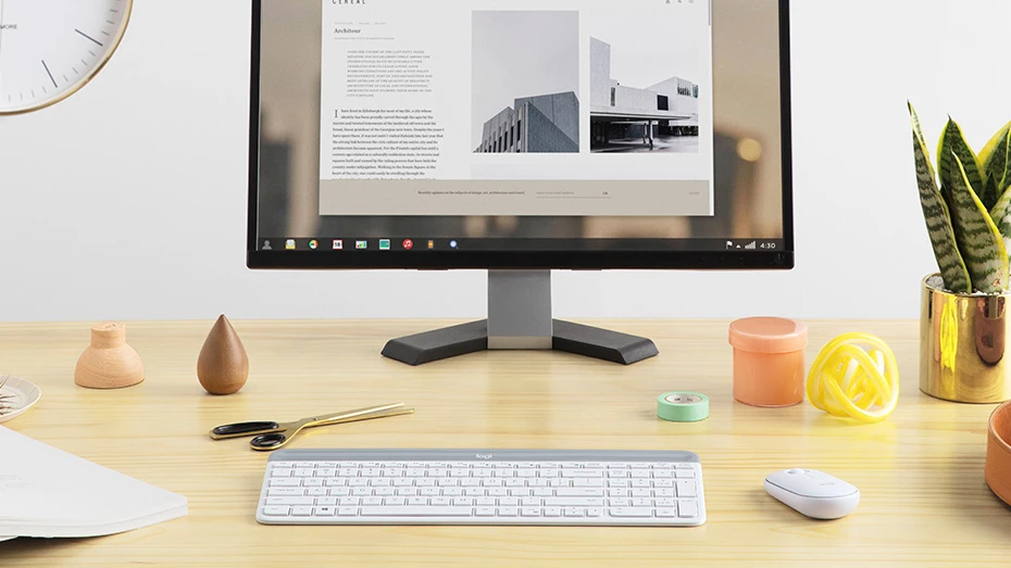 Logitech MK470 Slim Wireless Combo, belaidė klaviatūra ir pelė, US išdėstymas, Grafito spalvos aprašymas - Prekės nuotrauka