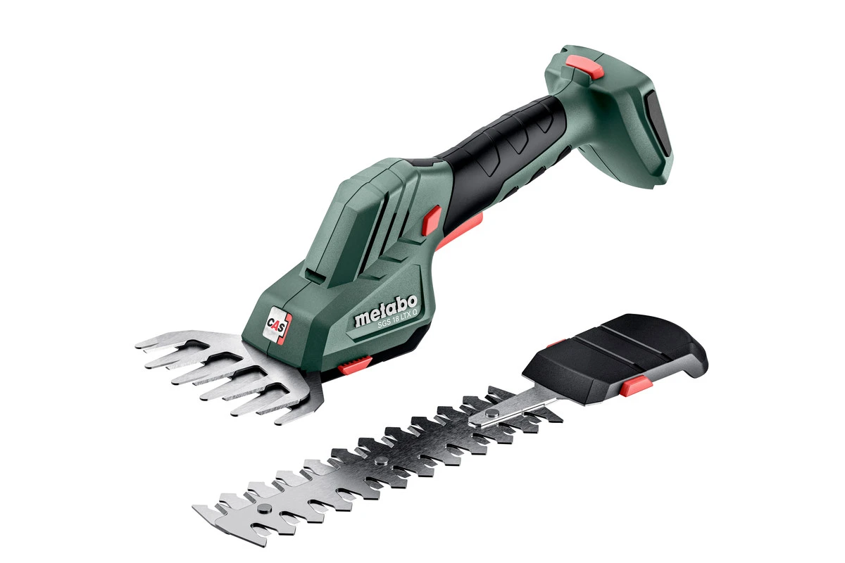 Metabo žolės ir krūmų žirklės SGS 18 LTX Q, 11.5 cm, 18 V, Li-Ion, be akumuliatoriaus ir kroviklio aprašymas - Prekės nuotrauka