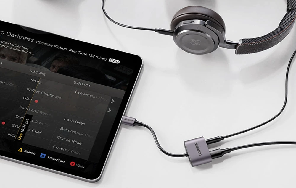 UGREEN CM231 garso adapteris USB-C prie mini lizdo 3.5 mm (pilka) aprašymas - Prekės nuotrauka