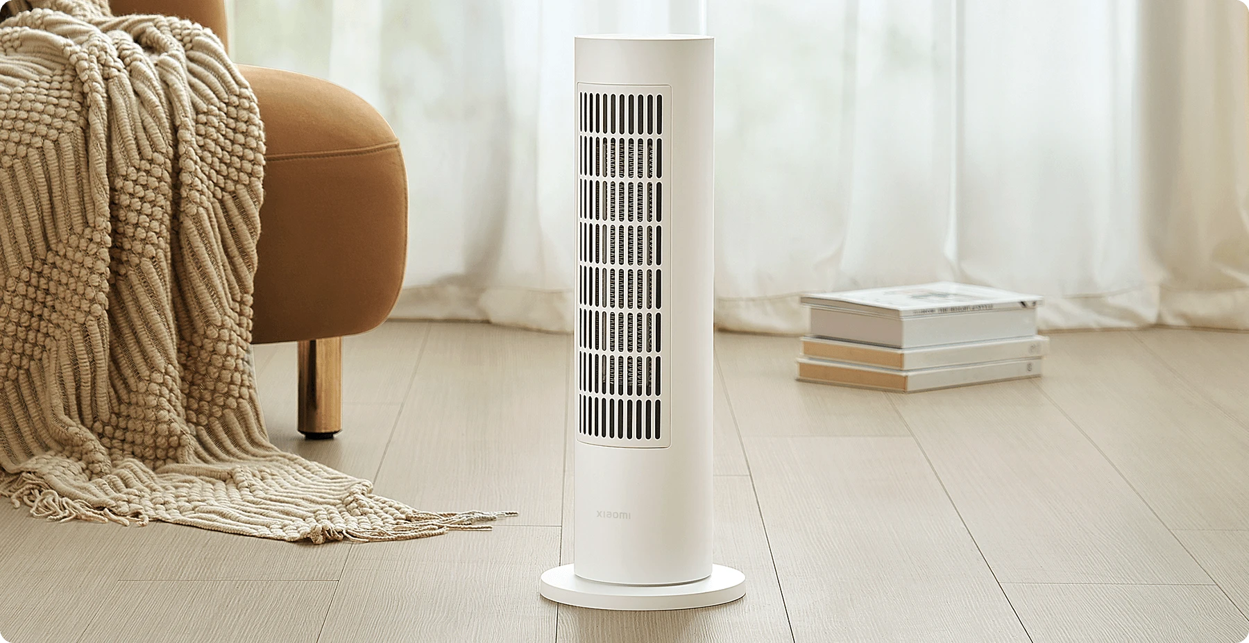 Šildytuvas Xiaomi Smart Tower Heater Lite BHR6101EU, Baltos spalvos aprašymas - Prekės nuotrauka