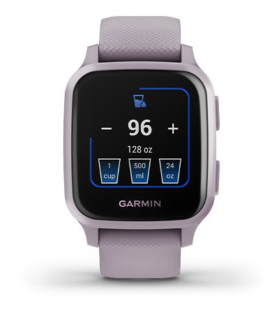 Išmanusis laikrodis Garmin Venu Sq, Violetinės spalvos aprašymas - Prekės nuotrauka