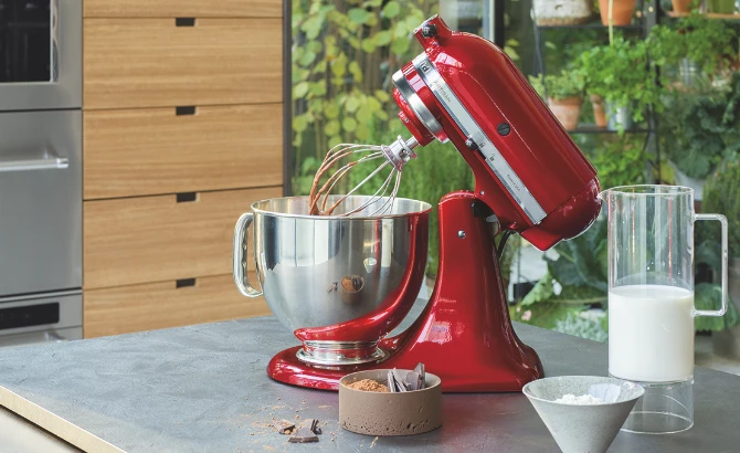 Virtuvinis kombainas KitchenAid 5KSM175PSEER, Raudonos spalvos aprašymas - Prekės nuotrauka