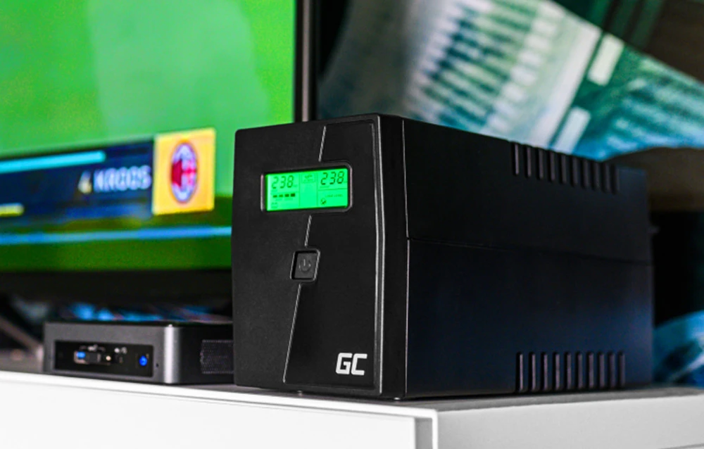 Green Cell Žalias Cell Žalias Cell UPS Power Proof 600VA 360W aprašymas - Prekės nuotrauka Green Cell Žalias Cell Žalias Cell UPS Power Proof 600VA 360W aprašymas - Prekės nuotrauka