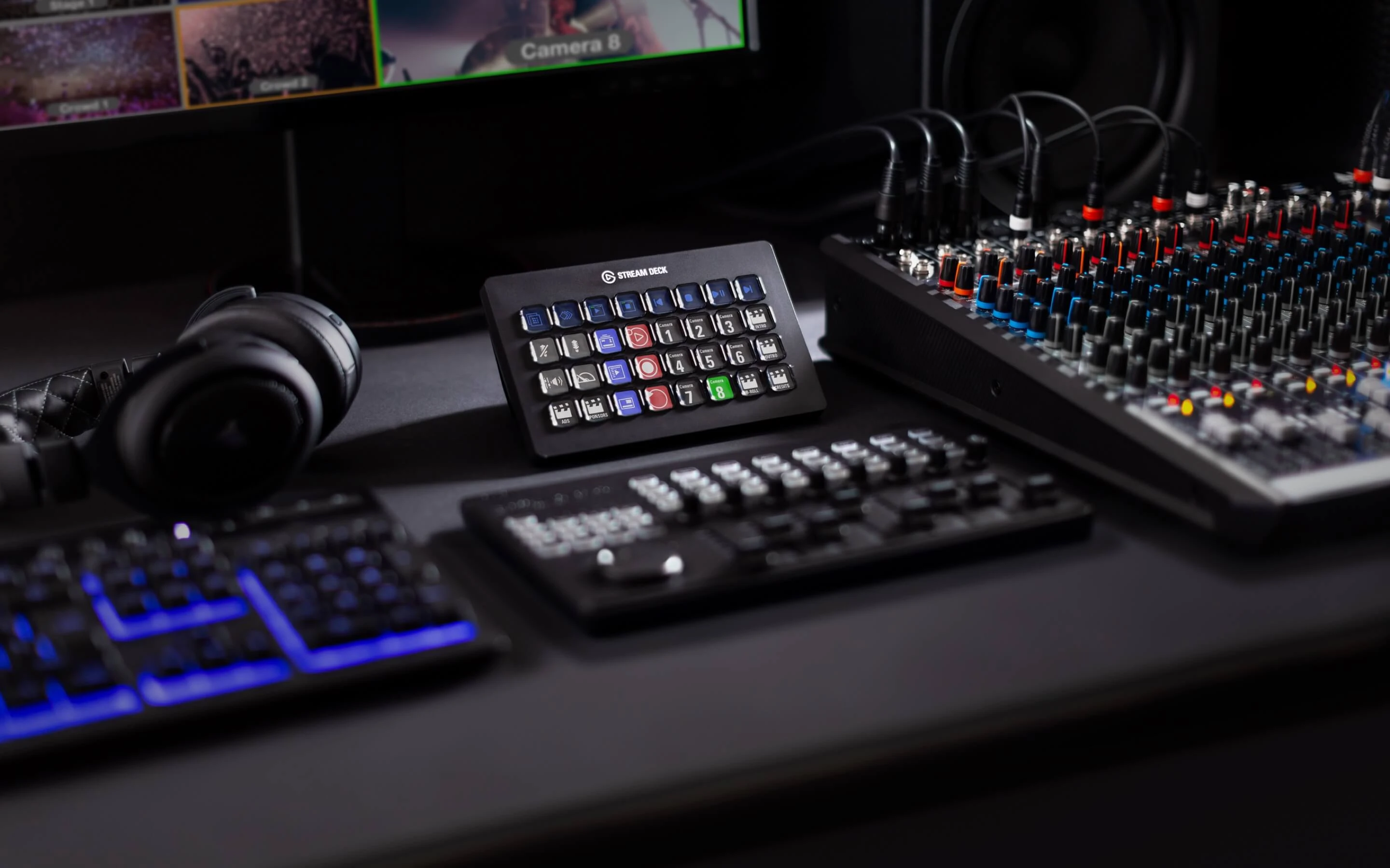 Elgato Stream Deck XL, spartus praplėstų funkcijų paleidimo įrenginys aprašymas - Prekės nuotrauka