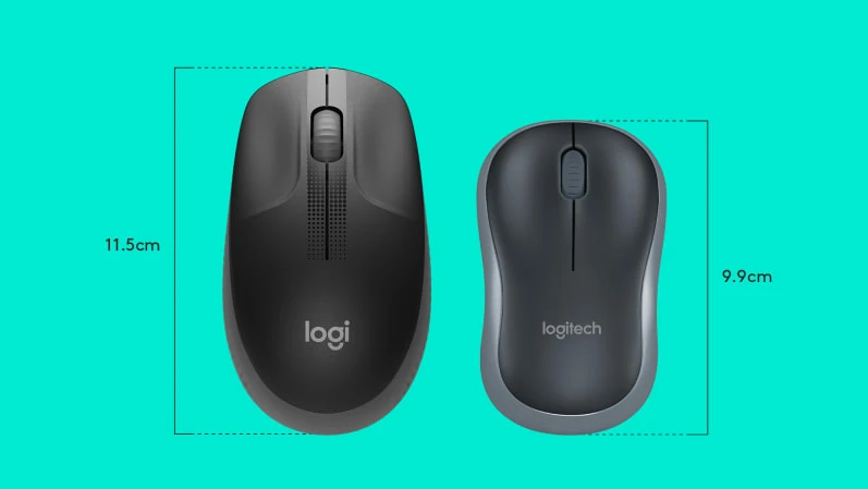 Belaidė pelė Logitech M190, raudonos spalvos aprašymas - Prekės nuotrauka
