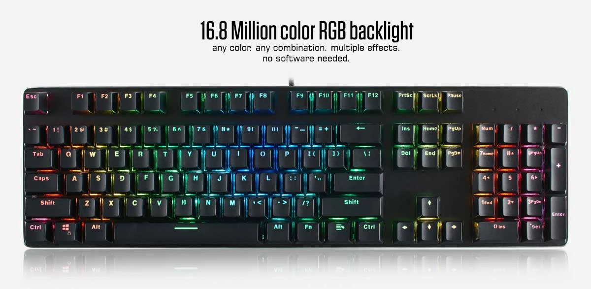 Glorious Klaviatūra Compact GMMK-COMPACT-BRN, ANSI US išdėstymas, Gateron Brown Switch aprašymas - Prekės nuotrauka