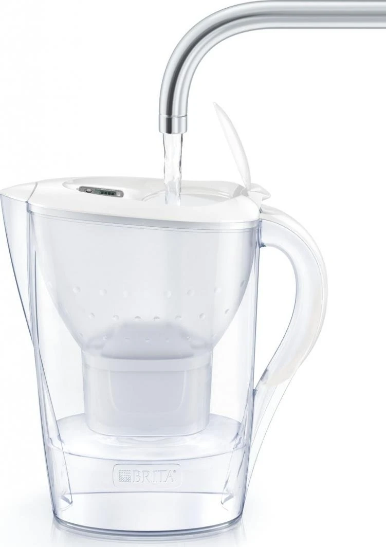Vandens filtravimo ąsotis BRITA Marella 2.4L, baltas su vandens filtru MAXTRA+ 1 vnt. aprašymas - Prekės nuotrauka