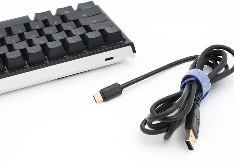 Žaidimų Klaviatūra Ducky One 2 Mini RGB Juodas - US išdėstymas - Cherry MX Raudona Switches aprašymas - Prekės nuotrauka