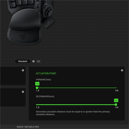 Žaidimų klaviatūra Razer Tartarus Pro, Juoda aprašymas - Prekės nuotrauka
