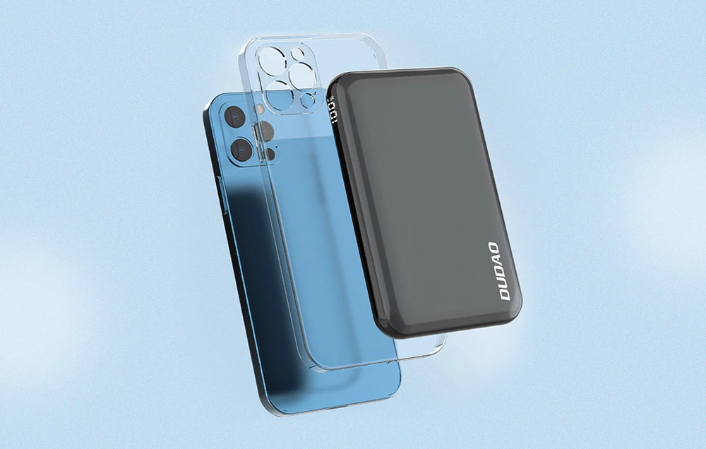 Powerbank Dudao TGK1 10000mAh, USB-C, 15W (juoda) aprašymas - Prekės nuotrauka Powerbank Dudao TGK1 10000mAh, USB-C, 15W (juoda) aprašymas - Prekės nuotrauka