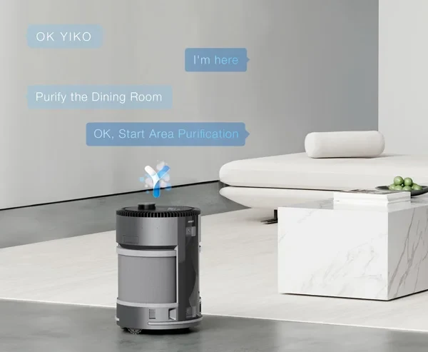 Ecovacs Air AIRBOT Z1 oro drėkintuvas ir valytuvas, Juodas aprašymas - Prekės nuotrauka