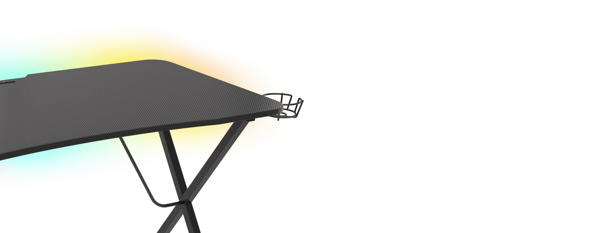 Žaidimų stalas Genesis Holm 200 RGB Gaming Desk, su pašvietimu aprašymas - Prekės nuotrauka